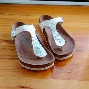 Birkenstock size 38 womens sandals floral
